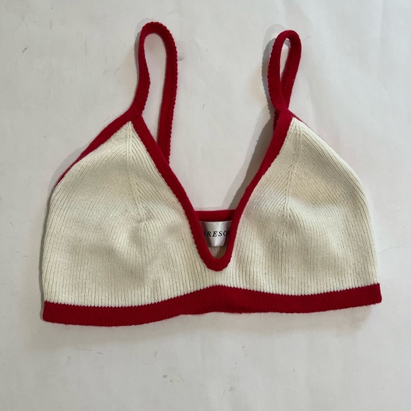 NWOT Asta Resort Lucia Bralette in Cherry - Picture 2 of 8